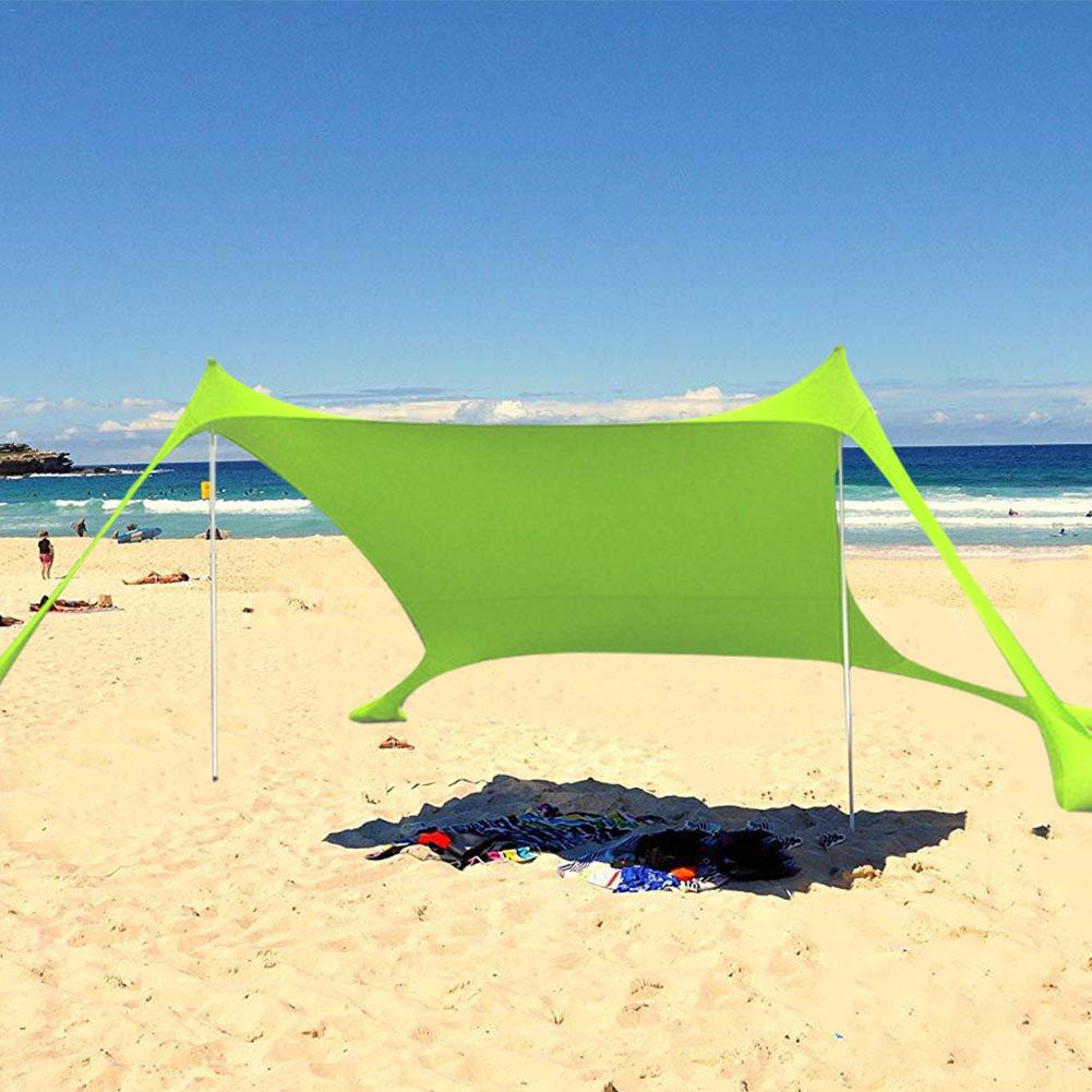 Carpa con dosel de playa